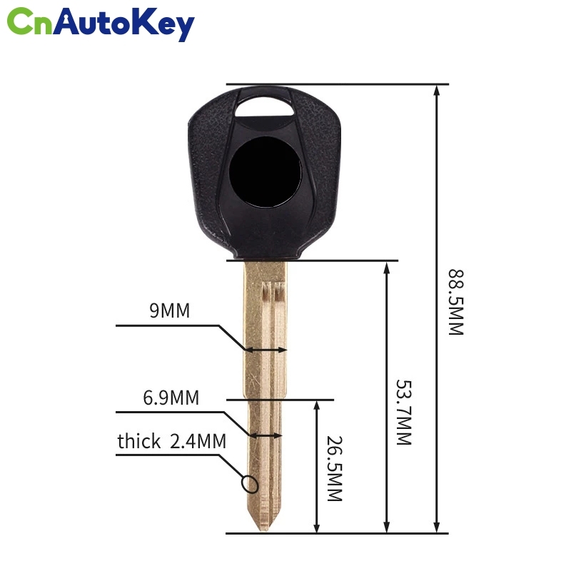 MK007  Motorcycle Key Uncut Blank Replacement Keys For HONDA CB400 VTEC CBR600 CBR1000 CBR1100 CBR900 919 954 CBR919 CBR954 CBR900RR