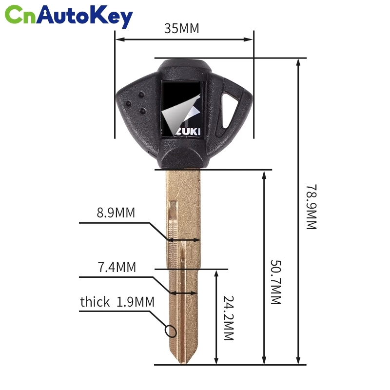 MK0015   New Key Motorcycle Keys Uncut For Suzuki DR650SE DL650 DL650A TL1000r Bandit GSXR GSX katana 750 vstrom 650 SV650 SV1000