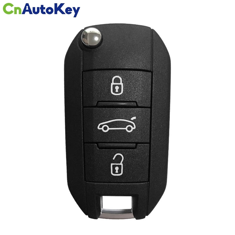 CN028020  OEM Flip Key for Opel Buttons:3 / Frequency: 433MHz / Transponder: HITAG 128-bit AES / Blade signature: HU83 /Pre-cutted/ / Part No: 02.678.