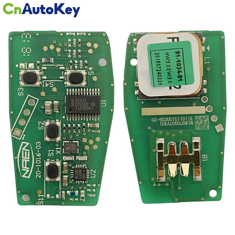 CN032001 Car Keyless Smart Remote Key 433Mhz with ID47 Chip for SAIC MAXUS D60 T60 T70 V90 G10 G20 G50 V80 LDV Proximity Smart Key