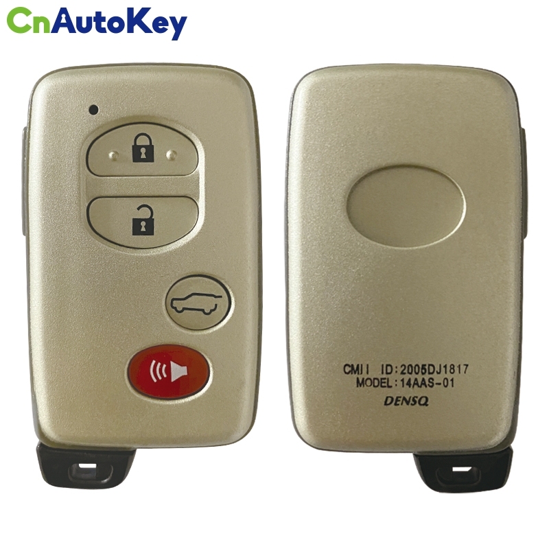 CS007128 for Toyota Prius Land Cruiser Replacement Remote Car Key Shell Case Fob 4Buttons