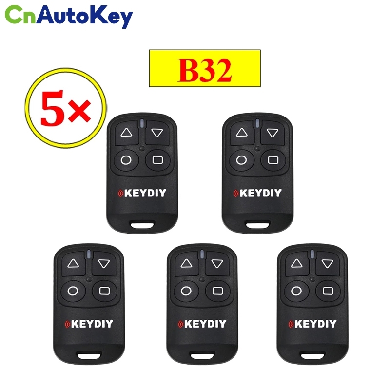 CNKY018 5PCS/LOT KEYDIY B32 4 Buttons General Garage Door Remote for KD900 URG200 KD-X2/KD MINI KD Remote Generater B32