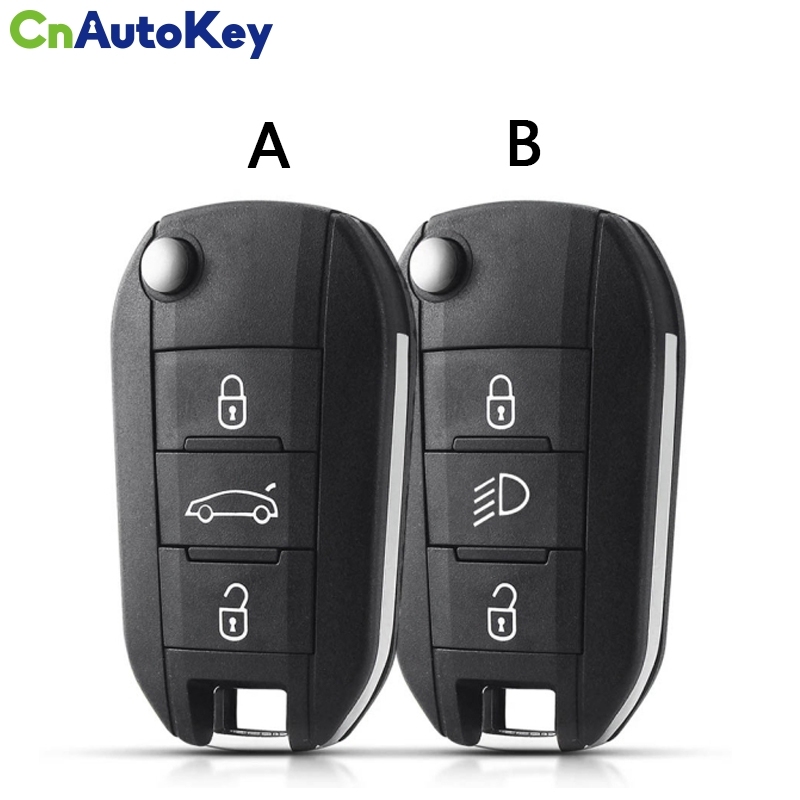 CS009042 3 button HU83/VA2 Klinge Auto Key Fall for Peugeot 508 208 2008 308 5008 Citroen C3 C4L Elysee FOB Fall