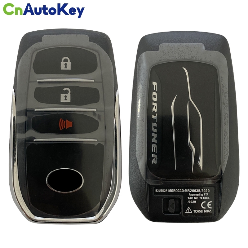 CN007272 Original Car Smart Key 2+1button 433-434MHz(FSK) 8A chip PCB number 61K643-0010 Auto Key FCCID B3U2K2P