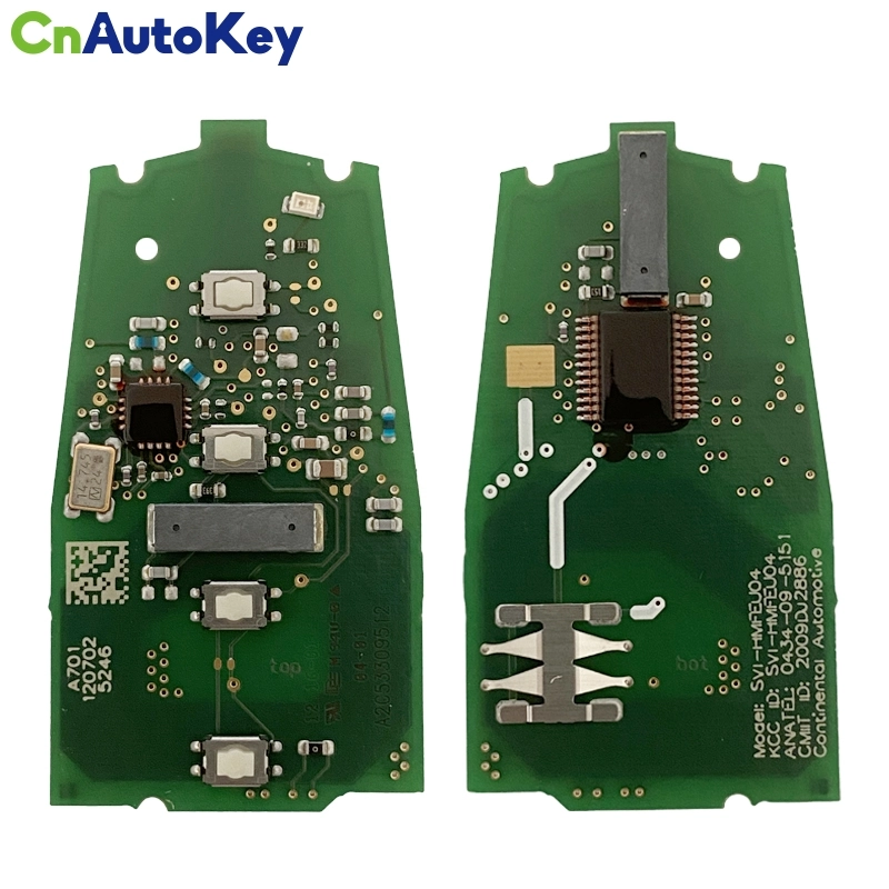 CN051157 Genuine Kia Cerato, Forte 2009+ Smart Key, 4Buttons, SVI-HMFCH34 PCF7952A, 433MHz 95440-1M100 95440-1M110