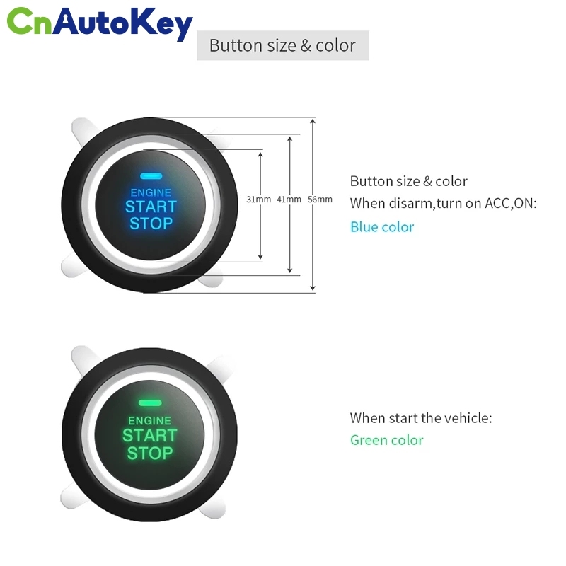 CNP163  EASYGUARD Plug &amp; Play CAN BUS fit for petrol VW golf 6,golf 7 passat car alarm system remote starter push button start smart key