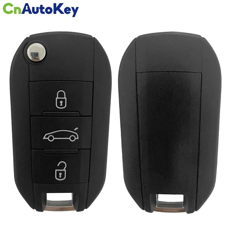 CN009051 3 Buttons Smart Remote Key For Peugeot 433 MHz Transponder HITAG AES（without logo）