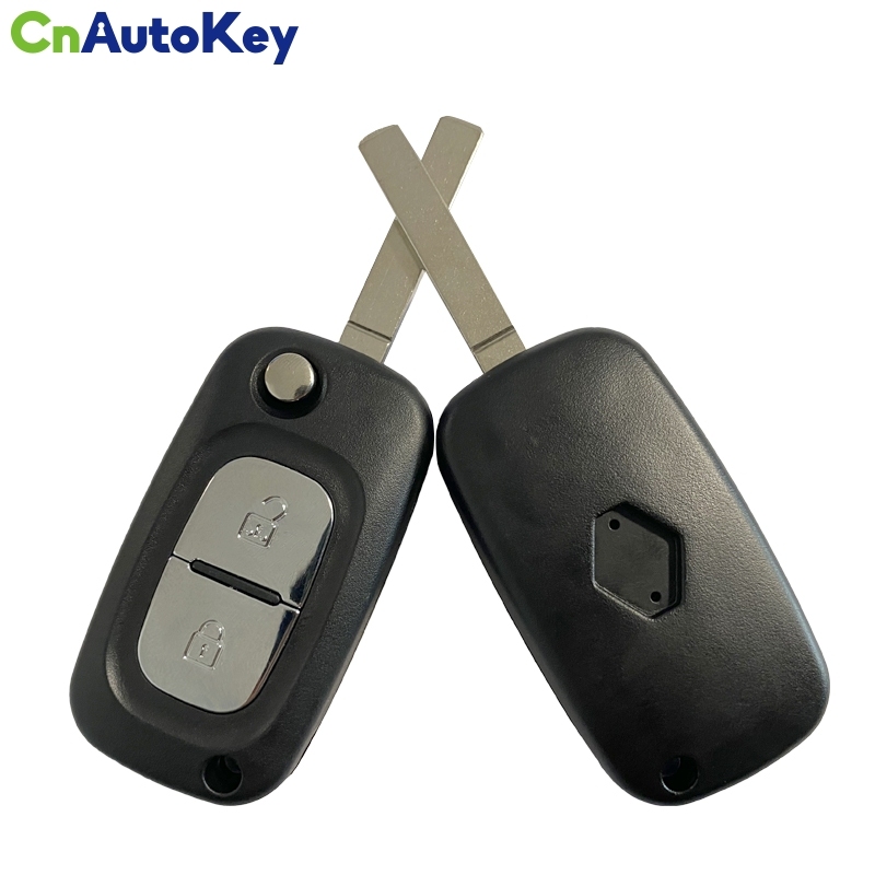 CN010071  Car key remote for Renault 2 Botton 46 chip 433mhz ASK
