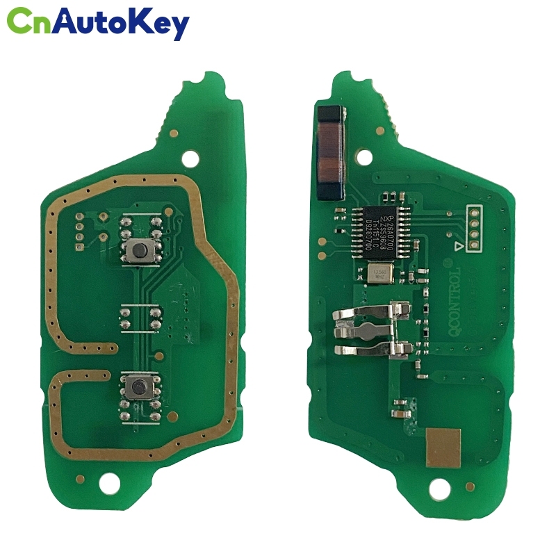 CN010071  Car key remote for Renault 2 Botton 46 chip 433mhz ASK