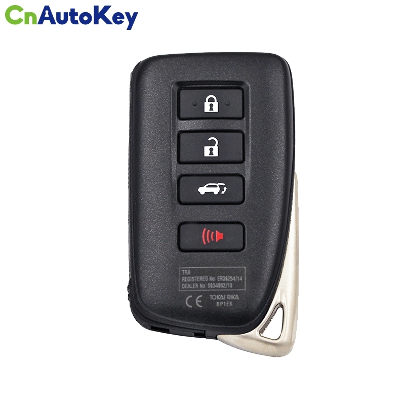 CN052052  Genuine Lexus RX 2016-2018 Smart Remote 4 Buttons 433MHz RF430 8A (Toyota A9) CHIP FCC ID:BP1EK 89904-48L60