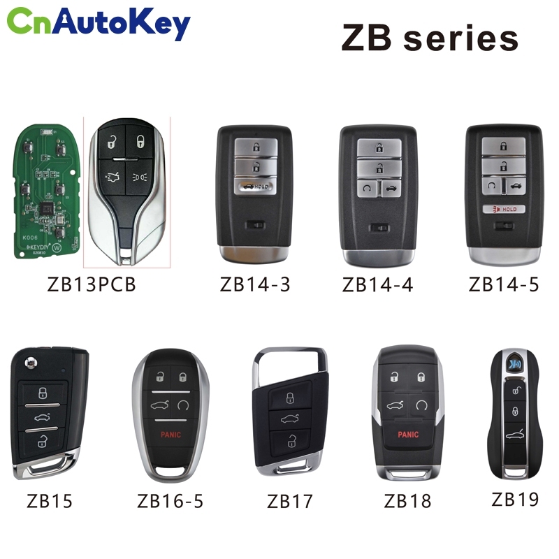 KEYDIY KD ZB Series ZB13 ZB14 ZB15 ZB16 ZB17 ZB18 ZB19 For Audi For Benz For BMW Style Smart Remote Key For KD-X2 Key Programmer