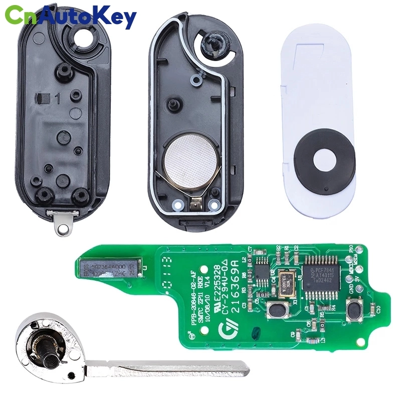 CN097011   433MHz ID46 chip 2 Button Replacement Flip Folding Remote Key Fob for for MG MG3