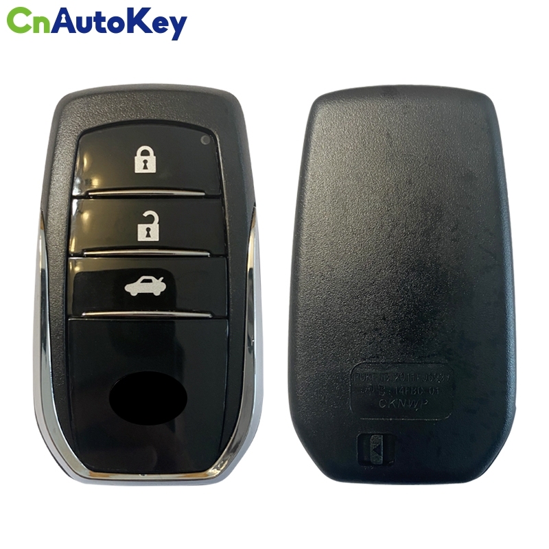 CN007151 For Toyota Camry smart key 3Buttons BJ1EW PAGE1 88 DST-AES Chip, 433MHz with Keyless Go 89904-33660