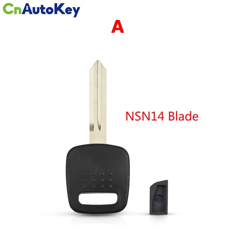 CS027029  For Nissan A33/A32 Transponder Key Shell Replacement Fob Uncut Blank Blade Auto Car Key Cover Case With NSN14/NSN11 Blade