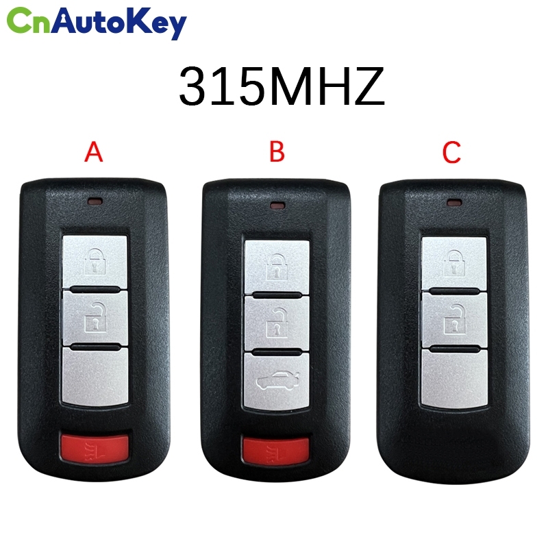 CN011026 for Mitsubishi Mirage 2013 2014 2015 2016 2017 2018 2019 Mirage G4 2016-2020 Remote Key Fob OUC003M ID47 Chip 315MHz FSK