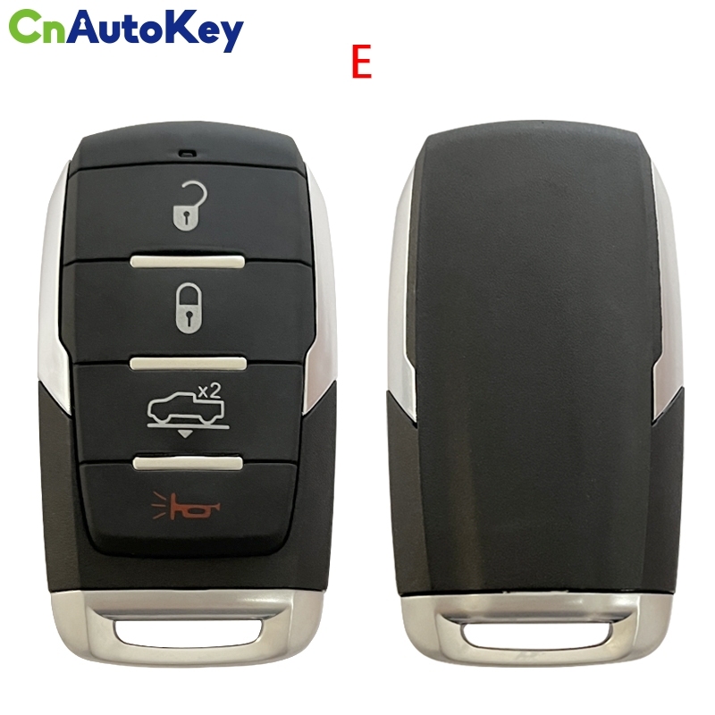 CN087044 3/4/5/6B Smart Prox Remote Key 433.92Mhz PCF7939M / HITAG AES / 4A Chip FCC ID: OHT-4882056 for Dodge Ram 1500 Pickup 2019 2020 -Aftermarket