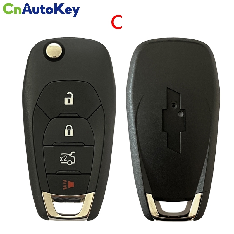 CN014100 Flip Key For Chevrolet Onix 433.92MHz ASK, NCF2960M / HITAG AES / 4A CHIP , P/N: 26325084