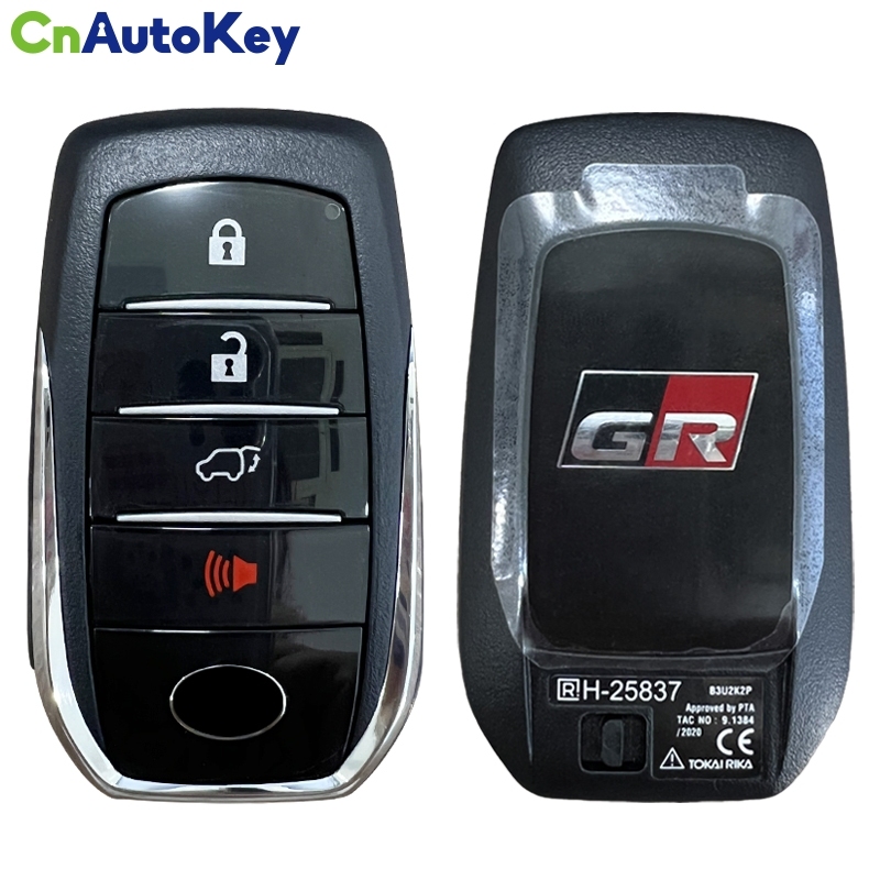 CN007292 Original 3+1 Button Smart Car Key For Toyota GR Remotes 433.92MHZ FCC ID B3U2K2P/0010 BM1EW