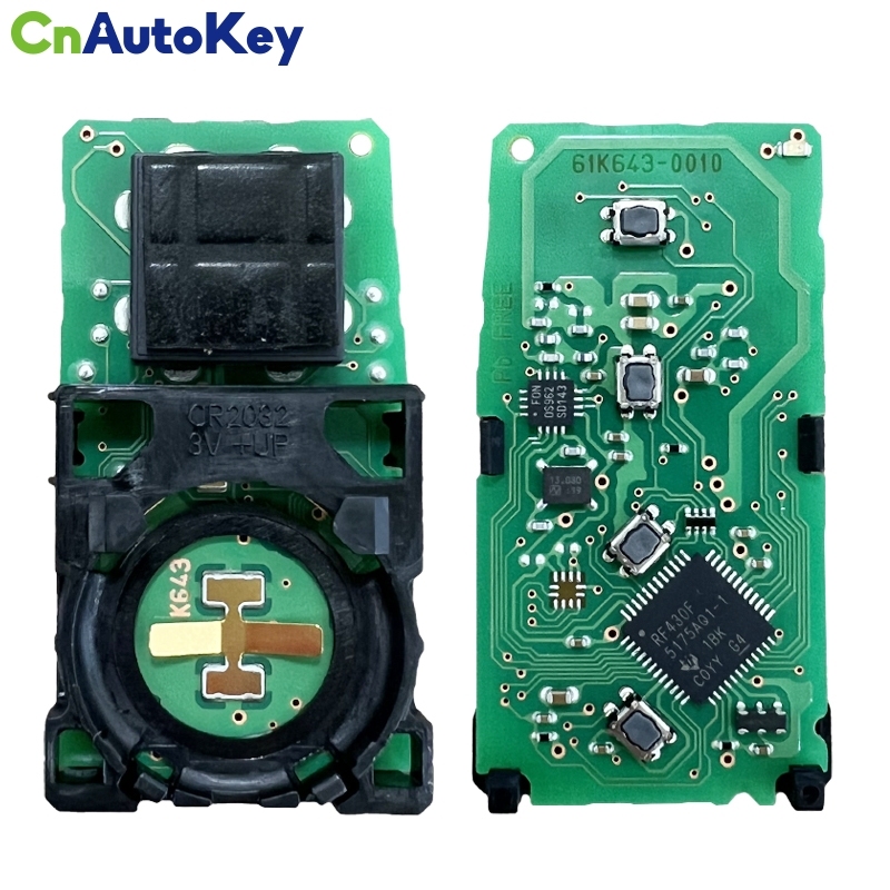 CN007293 Original 3+1 Button Smart Car Key For Toyota FORTUNER Remotes 433.92MHZ FCC ID B3U2K2P/0010 BM1EW
