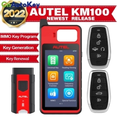 CNP172   Autel MaxiIM KM100 Universal Smart Key Generator Remote Key Fob Programmer Immobilizer Tool Free Lifetime Update PK IM508/IM608