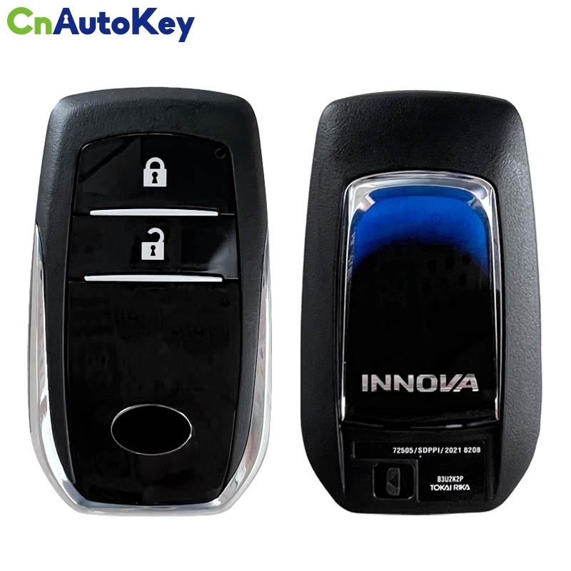 CN007295 Car key Fit for Toyota INNOVN 2Button Smart Remote key FCC ID :B3U2K2P/0010 BM1EW/0182 Board Number