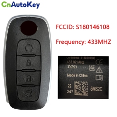 CN027101 Original 2023 N-issan Smart Key Remote 4 Buttons 434MHz Fcc ID KR5TXPZ1 S180146108 HITAG AES CHIP