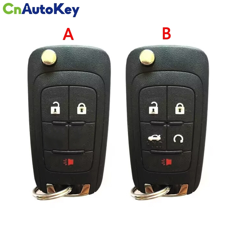 CS014032   2+1/4+1 buttons OEM Key Shell For CHEVROLET Cruze, Malibu, Impala Flip Key shell (without blade)