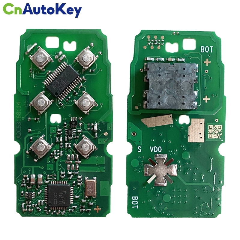 CN050005 ORIGINAL Smart Key for Volvo 6Buttons 868 MHz PCF7953 Part No 5WK49225 Keyless Go