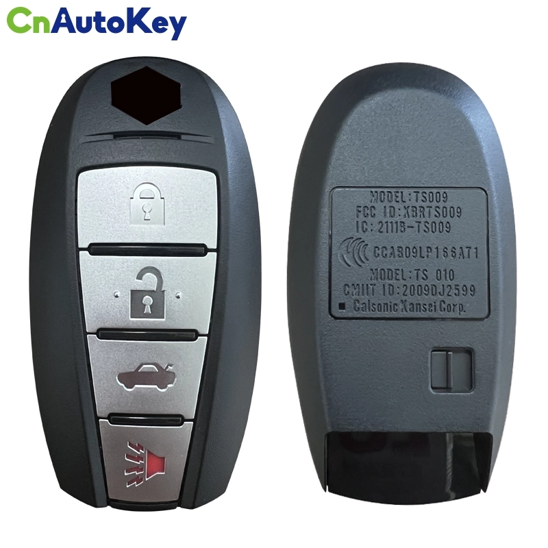 CN048022   Suzuki Kizashi 2010+ Smart Key, 4Buttons, KBRTS009 PCF7952A, 315MHz 37172-57L21 Suzuki Kizashi Smart Key