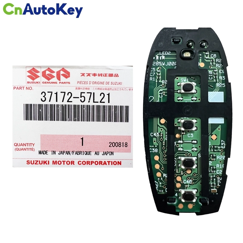 CN048022   Suzuki Kizashi 2010+ Smart Key, 4Buttons, KBRTS009 PCF7952A, 315MHz 37172-57L21 Suzuki Kizashi Smart Key