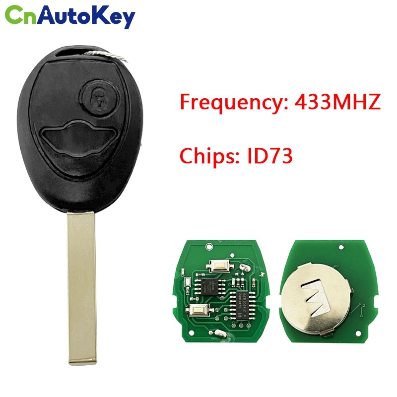 CN006015&amp;nbsp; 2 Button Remote Key For BMW Mini Cooper S R50 R53 433MHZ With ID73 Chip