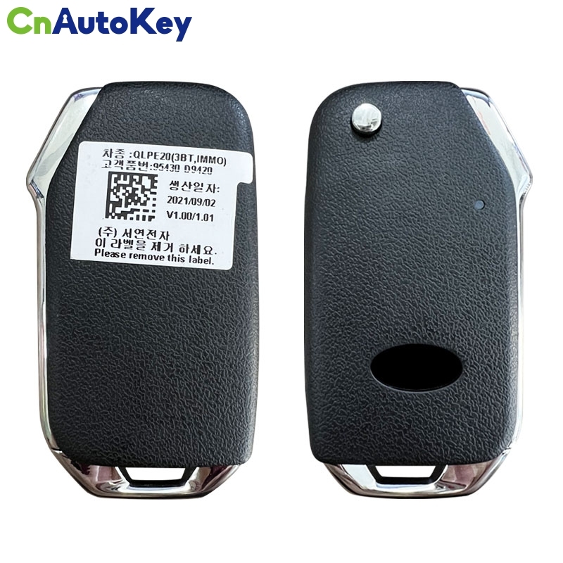 CN051171 Genuine KIA Sportage 2020 Flip Remote key 3 buttons 433 MHz 4D+(60) chip 95430-D9420