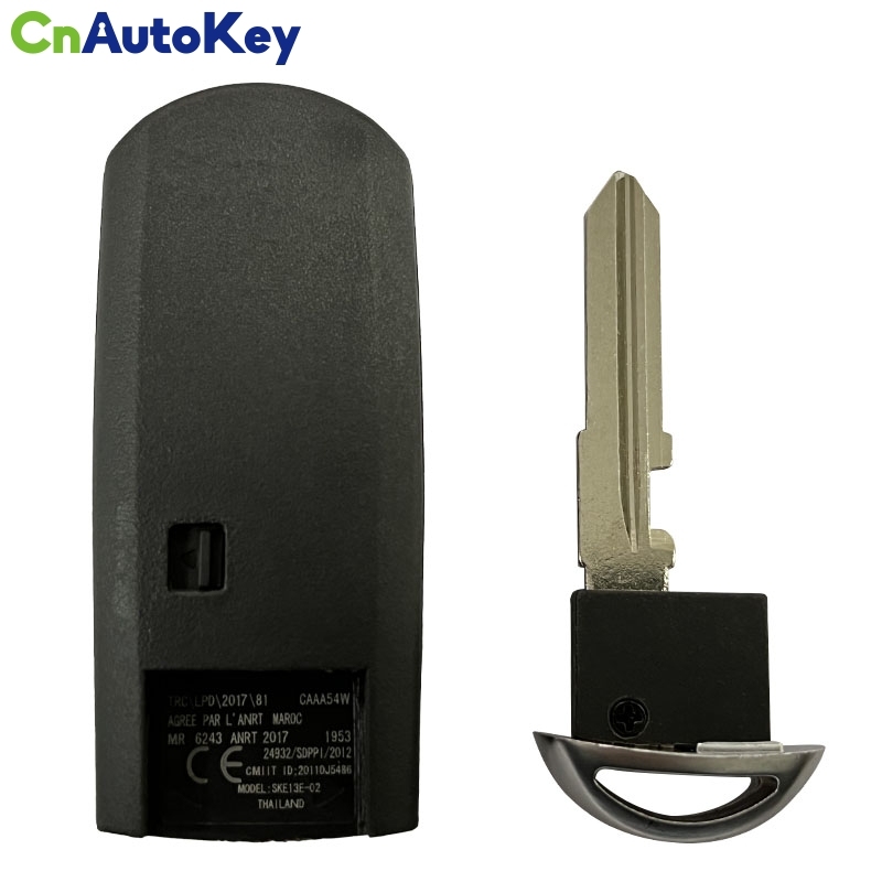 CS026025 2 Buttons Replacement Remote Key Shell Case Fob For Mazda 3 5 6 CX-5 CX-7 CX-9 with Emergency Key