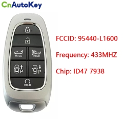 CN020242  2020-2022 Hyundai Sonata / 7-Button Smart Key / PN: 95440-L1600 / TQ8-FO8-4F28 (OEM)