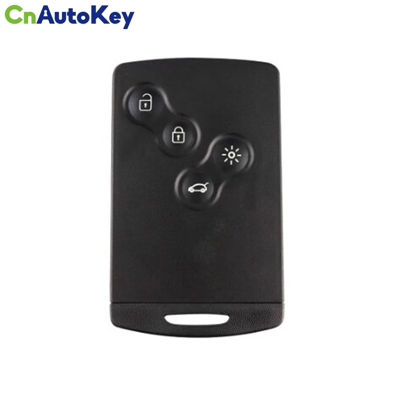 CS010076  Smart Card Fob Case CoverFor Renault Clio Megane Laguna Koleos Fluence Scenic Captur 4 Buttons Keyless Go Car Key Shell