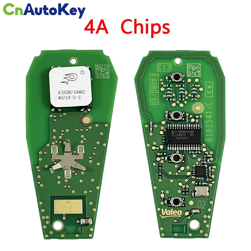 CN031006 Original Geely Bin Rui Smart key 18 19 Bin Rui Smart Remote Key Valeo System 4A CHIP