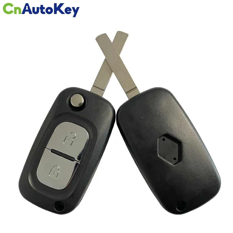 CN010069  Flip Remote key 2 buttons 433MHZ WITH ID46 PCF7961 CHIP for Renault Megane 3 Scenic 3 Clio 3 Twingo Kangoo Master Modus VA2