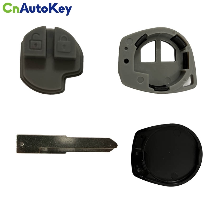 CS048006 For 2003-2012 Suzuki Grand Vitara Keyless Entry Fob Housing 2 Buttons Replacement Car Key Fob Case Blank Shell