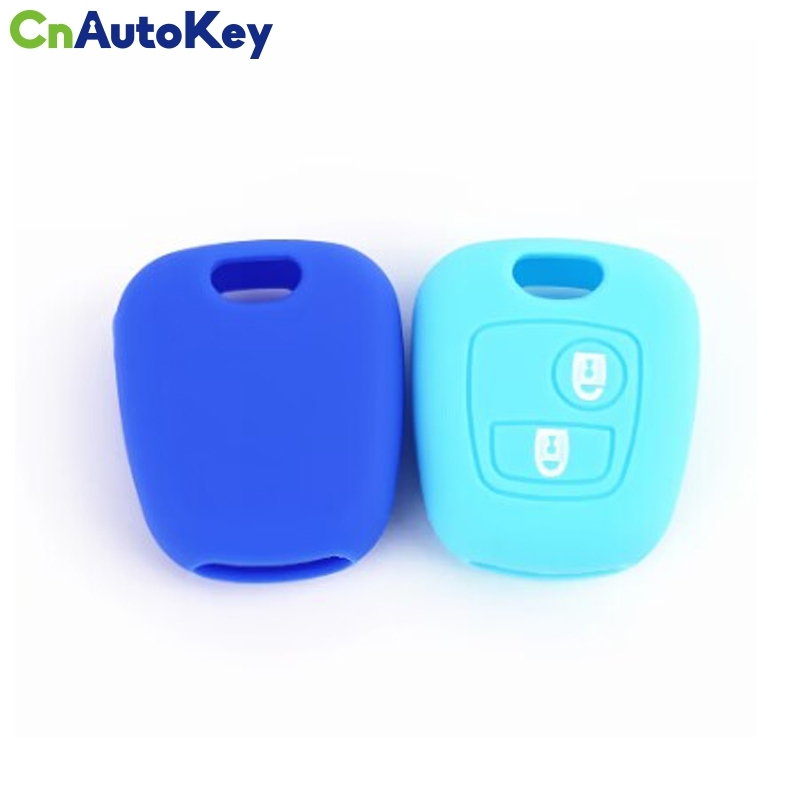 CS009049  Silicone Key Car Case Protector Remote Key Cover For Peugeot 107 206 207 307 For Citroen C1 C2 C3 C4 Picasso For Toyota Aygo