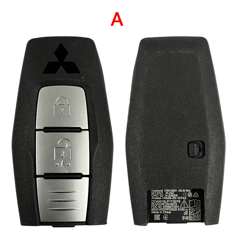 CS011024  2021-2022 Mitsubishi Outlander / 3-Button Smart key housing    FCC: 8637C253 / KR5MTXN1