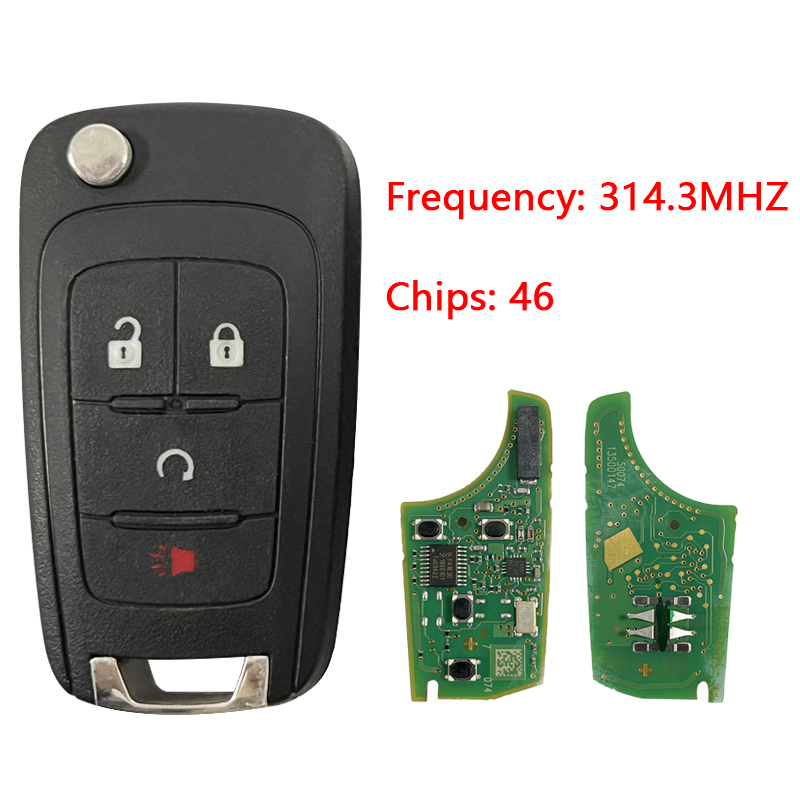 CN014074  Suitable for Chevrolet Smart Key ID: F7B135B2  314.3MHZ 46 chip