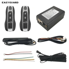 CN130 EasyGuard Smart Key PKE Kit Fit For Porsche with Factory Push Start Button DC12V Keyless Entry Enable And Disable Easy Install ESW309C-PO2