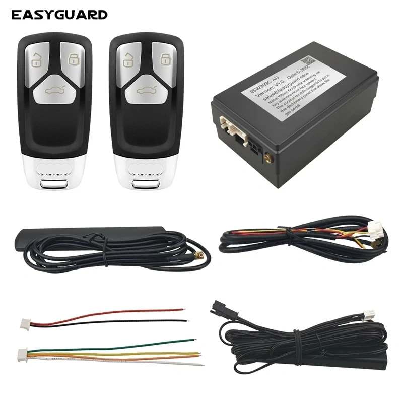 CN132 EASYGUARD Smart Key PKE passive keyless entry fit for cars with factory OEM push start button audi,window up down  ESW309C-AU