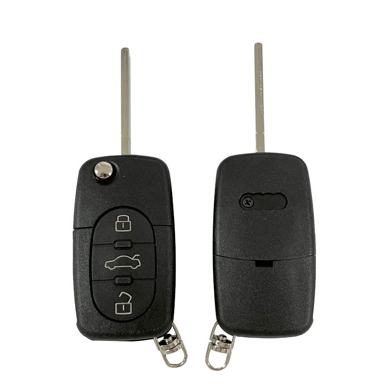 CN008089  Aftermarket audi-a2-a4-flip-remote-3buttons-433mhz-8z0837231d