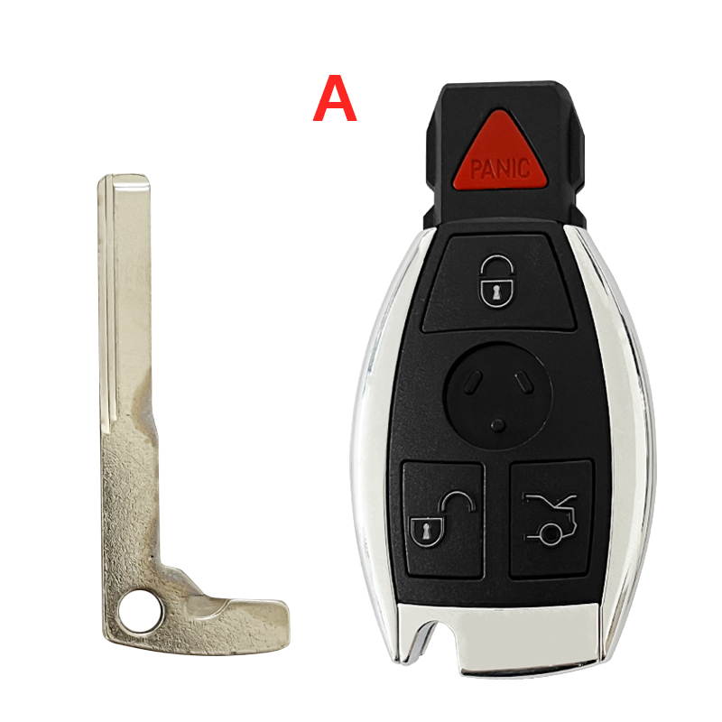 CN002098 BGA 434MHZ 3/3+1 Button Smart Remote Key Fob for Mercedes Benz A C E S Class GLK GLA W204 W212 W205 Replace Car Key Case Cover