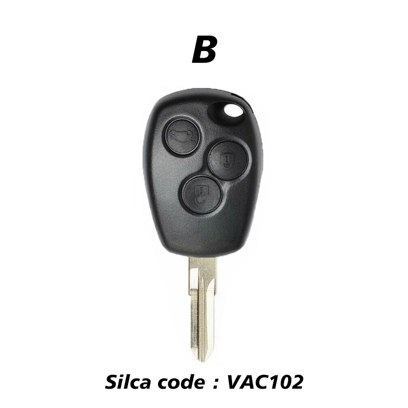 CS010079 3 Button Remote Car Key for Renault blade Silca code VA2