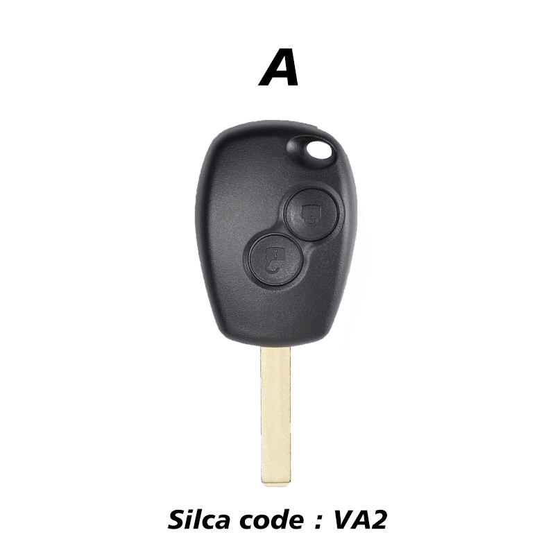 CS010078 2 Button Remote Car Key for Renault blade Silca code VA2