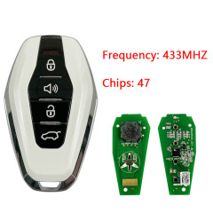 CN079009  For Chery Jetour 4Buttons Smart Key Hitag 3 47 chip 433mhz