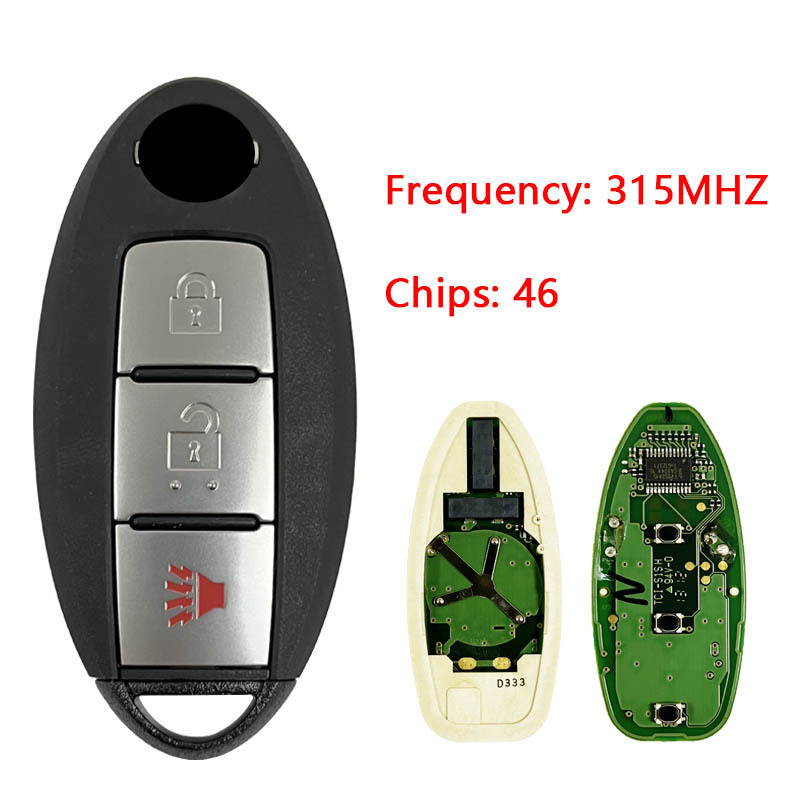 CN027107  Applicable to Nissan original factory intelligent remote control key ID: F810587C 315 frequency 46 chip