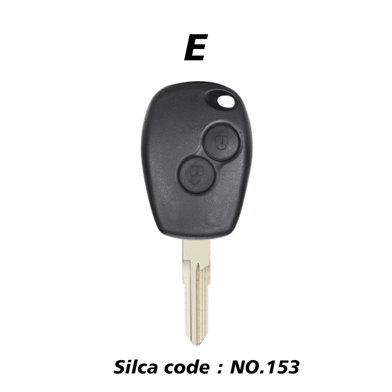 CN010072   2 Button Remote Car Key for Renault 433mhz With PCF7961M/4A VA2 Round Button